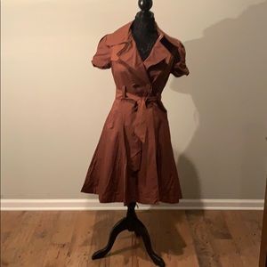 Bebe Trench Coat Dress